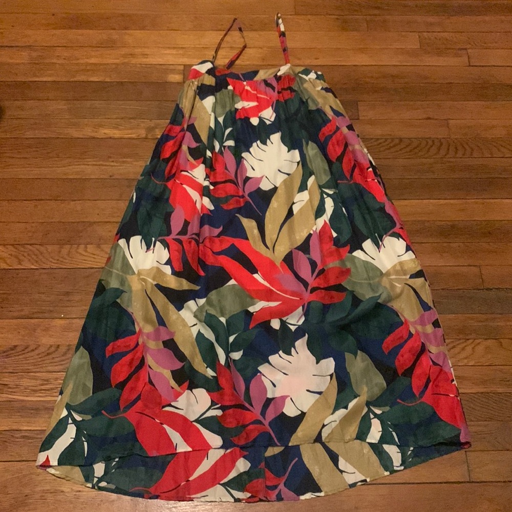 Multicolor Floral Print Smock Dress